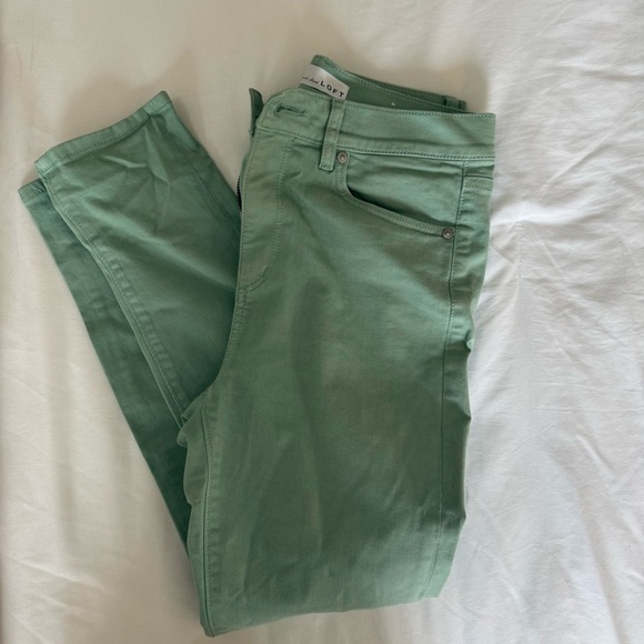 LOFT Denim - LOFT Mint Green Denim Pants